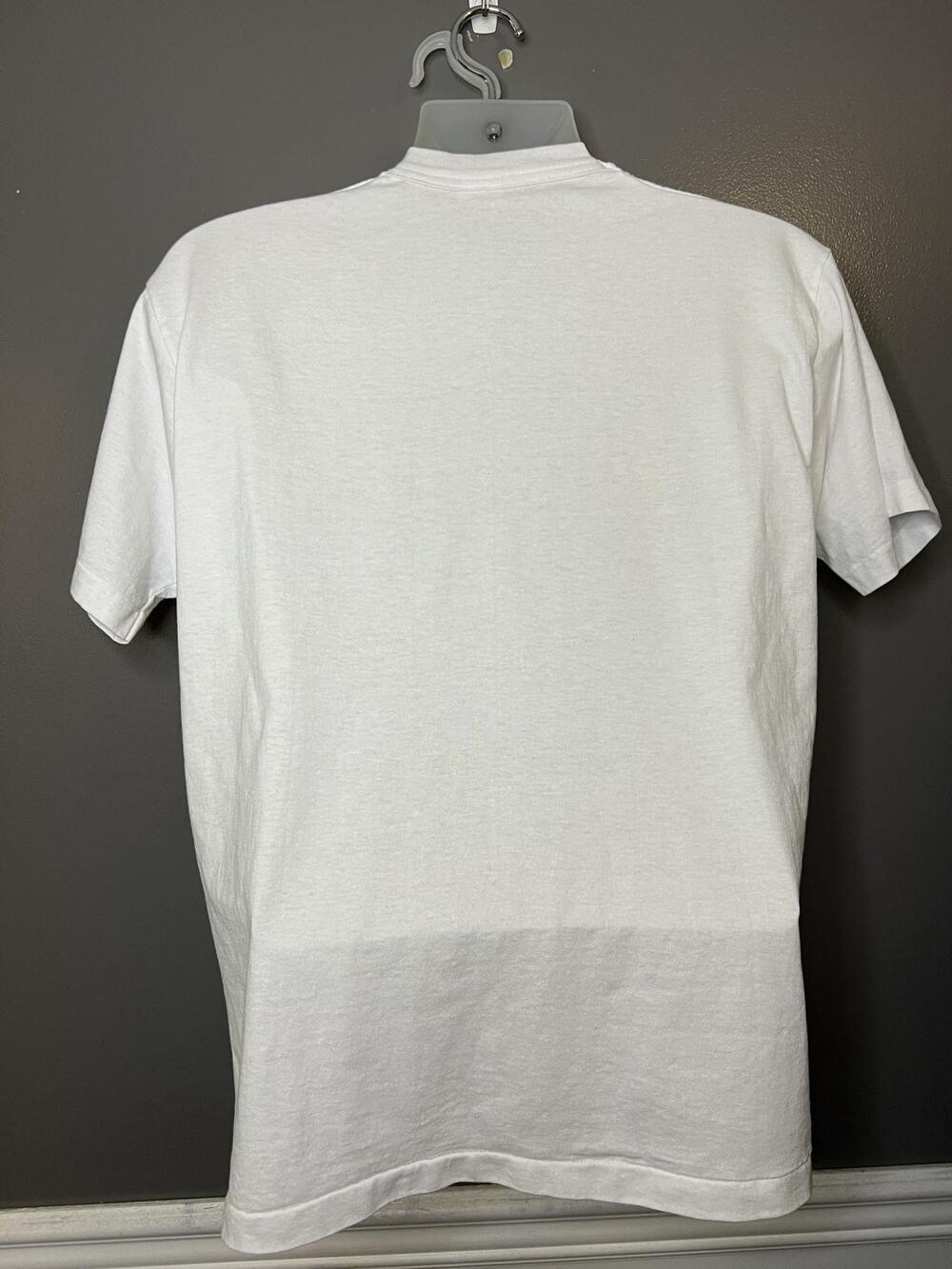 Vintage Fruit Of The Loom DARE Shirt Mens Large White Graduate Graphic Tee - Picture 5 of 7